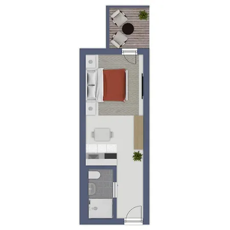 Skyrise Rammingen - Moderne Mit Kueche & Parkplatz 아파트